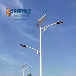 Postes de Alumbrado Público Solares Personalizables de Acero Q235 Multi-Potencia, Galvanizados en Caliente, con Fuente de Luz LED para Carreteras, Grado Africano - Product Image 6