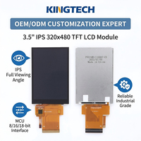 Panel de Control Inteligente para el Hogar Kingtech de 3.5 Pulgadas, 320x480, ILI9488, Multi Interfaz, 350nits, Resistente al Agua, Módulo LCD TFT Táctil Capacitivo
