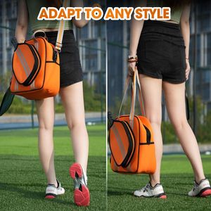 Large Capacity Sports Bag Training Dry Wet Separation Nylon <b>Satchel</b> Outdoor Tennis Badminton Pickleball Bag - Product Image 3