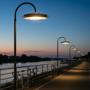 Farol de Jardín Redondo con Vidrio Templado Transparente Park Urban Light Twixx Equipe, Lente de Vidrio Borosilicato - Product Image 5