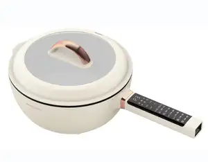 Electric Frying Pan 4L 1400W High Power Electronic Edition SUS304 Inner Pot Food Grade Good for Health
