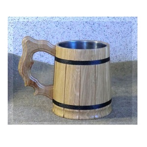 Design unique, bois naturel, fait main, écologique, passe au lave-vaisselle, personnalisable pour le café, le thé, le lait, cuisine rustique - Product Image 3