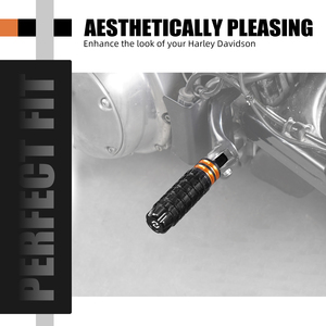 Reposapiés NICECNC para Pasajero para Harley Iron <span class=keywords><strong>883</strong></span> XL883N 1200 XL1200NS Sportster <span class=keywords><strong>883</strong></span> <span class=keywords><strong>Roadster</strong></span> XL883R 1200 Custom XL1200C - Product Image 6