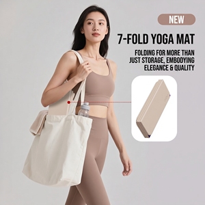 Tapete de Yoga Plegable Ecológico Personalizado OEM, Tapete de Fitness Portátil Antideslizante para Yoga, Pilates y Gimnasio en Casa - Product Image 1