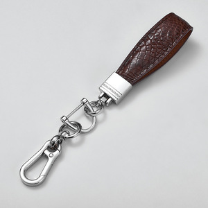 Crocodile Skin <b>Car</b> Keychain Zinc Alloy Metal <b>Key</b> <b>Ring</b> For Men Women Gift A39896 Points DA3941 - Product Image 1