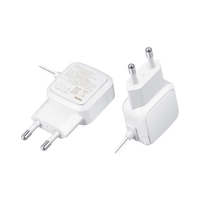 Adaptador de CC ABS de entrada de enchufe coreano/UE para fuente de alimentación CCTV 100-240V 5V 1A 2A salida 50-60Hz concierto de frecuencia aprobado por KC
