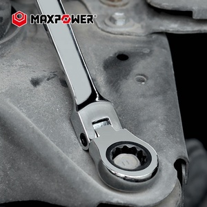 Cờ lê Ratchet đa năng MAXPOWER, dụng cụ sửa chữa ô tô, đầu xoay linh hoạt, có thể đảo chiều - Product Image 3