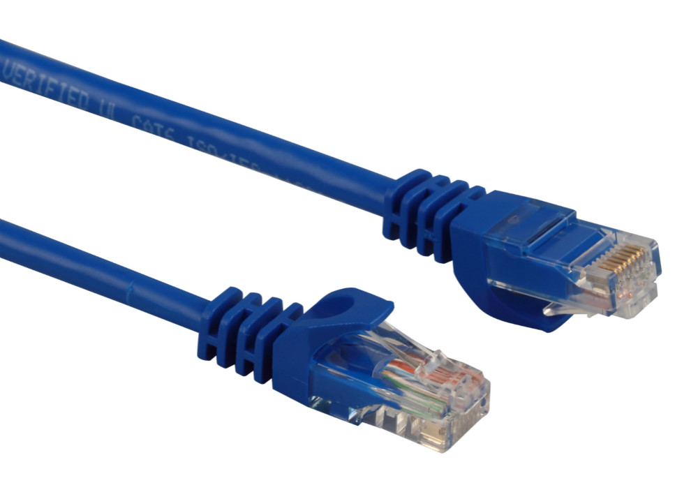 PVC NYLON Industrial Ethernet Cable 20m Cat6 UTP Patch Cord OEM
