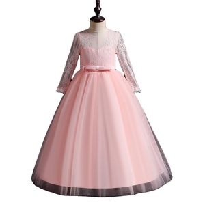 <span class=keywords><strong>Abito</strong></span> da Principessa per Bambine, Elegante Vestito da Cerimonia per Ragazze, <span class=keywords><strong>Abito</strong></span> da Sera <span class=keywords><strong>Rosso</strong></span> in Pizzo a Maniche Lunghe per 12 Anni - Product Image 5