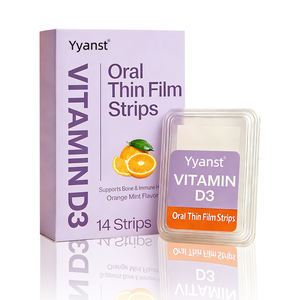 Tiras Orales de Vitamina D3 Sin Azúcar OEM/ODM para la Salud Ósea e Inmunológica de Adultos, Veganas y Sin Gluten, de Disolución Rápida, Muestra Gratis - Product Image 1