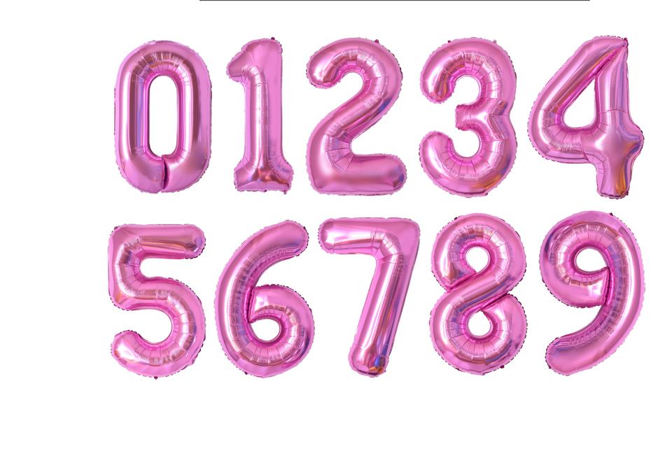 Wholesale 40 Inch Number Foil Balloons for Birthday Age Anniversary ...