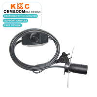 Cordon d'alimentation pour support de lampe standard australien certifié SAA pour luminaires encastrés et suspendus