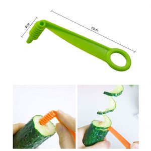 K648 Coupe-légumes manuel en spirale en plastique PP pour pommes de terre, carottes, concombres, couteau en spirale, outils de cuisine - Product Image 4