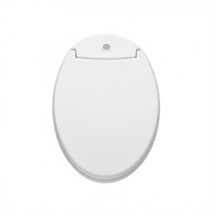 Siège de toilette universel blanc, longueur 45,5 cm, largeur 37 cm, pour toilettes standard - Product Image 3