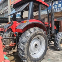 Tractor de Ruedas Usado YTO LY1104 de 110HP 4WD con Componentes de Transmisión y Motor Original para Exportación Global a Granjas