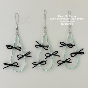 Cadena para Teléfono Móvil con Lazo de Perlas y Cuentas, para Mujeres y Niñas, Correa Antipérdida, Colgante, Llavero, Joyería, 23cm - Product Image 2