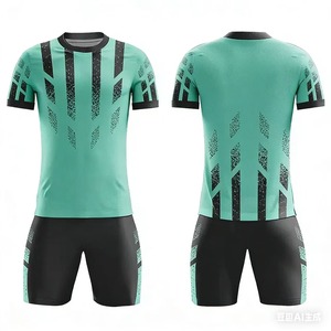 Completo da <span class=keywords><strong>Calcio</strong></span> Personalizzato a Maniche Corte in Poliestere ad Asciugatura Rapida per Adulti, Set per Allenamento di Club Calcistici - Product Image 3