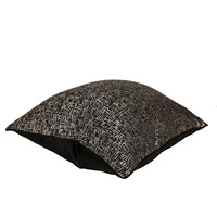 Coussins décoratifs noirs 18x18, housses de coussin jacquard rayées, coussins décoratifs pour canapé, décoration intérieure, coussins nordiques de luxe