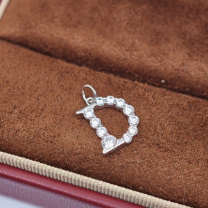 Collar con colgante de letra en plata 925 de UM Jewelry Classic para mujeres, niños, aniversarios, regalos de boda y ocasiones festivas. - Product Image 6