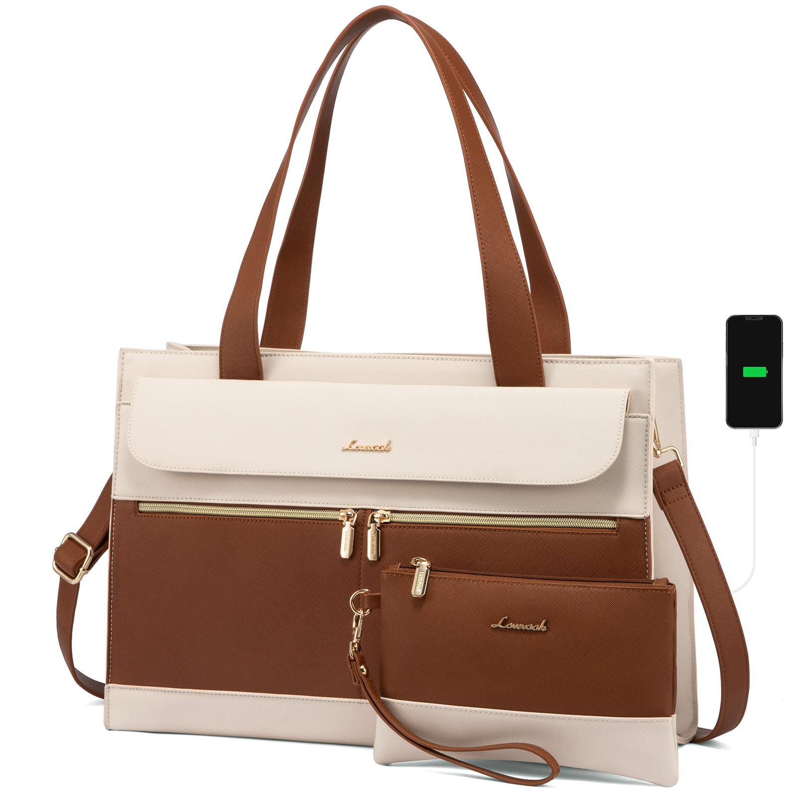 Brown with beige-VYWB2026LK16M