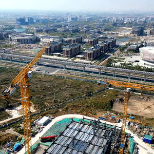 12 16 18Ton Flat Top Tower <span class=keywords><strong>Crane</strong></span> QTZ315 7527 Peralatan Konstruksi Keamanan Tinggi Pemasok Tower <span class=keywords><strong>Crane</strong></span> dengan Sertifikasi CE - Product Image 4