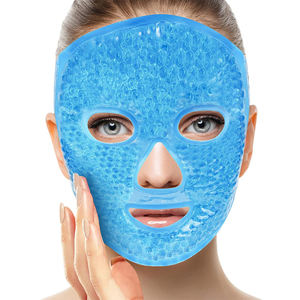 Masker Wajah Gel pendingin tidur, masker wajah Gel fleksibel masker wajah Gel dapat disetel dengan tali - Product Image 4