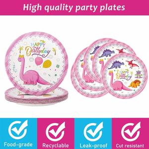Hot Selling 9-Inch Modern Style Disposal Paper <b>Plate</b> Pack with CMYK 9 Theme for Party Decorations and Birthday Holidays - Product Image 5