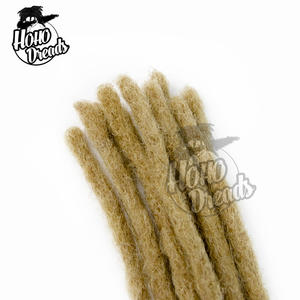 [Hohodreads] Groothandel Natuurlijke Afro Kinky Menselijk Haar Gehaakte Dreadlock Extensions 100% Menselijk Haar En Handgemaakte Locs - Product Image 4