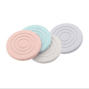 Posavasos de Tierra de Diatomeas Redondos, Absorbentes, Reutilizables, Decoración de Cocina, Color Blanco, Verde, Rosa, Sólido, Lavado a Mano, Hecho en Jiangsu - Product Image 4