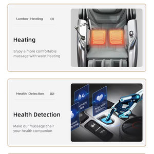 Silla de Masaje Nueva 2025, Shiatsu, Vibración, Calefacción, SL 4D, Gravedad Cero, Masaje Corporal Completo con Masajeador de Pies - Product Image 3