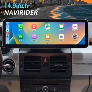 Reproductor Multimedia Estéreo para Automóvil con Pantalla Dividida de 14.9 Pulgadas, Android 14 para Mercedes Benz GLK 280 GLK300 GLK350 GLK260 X204 2009-2015 - Product Image 2