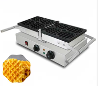 Machine à gaufres électrique antiadhésive 4 tranches pour la cuisine et le petit-déjeuner