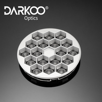 Cob Surface Downlight Avec Lentille Smd 3535 Led Lumière Ronde Optiese Diamètre Plastique Array Spotlight Utilisation Optique Pc Led Lentille