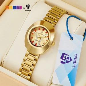 Liebig L1021 Mới Thời Trang Phụ Nữ Thương Hiệu Hàng Đầu Đồng Hồ Thạch Anh Nhật Bản Giản Dị Đồng Hồ Thép Không Gỉ Chống Thấm Nước Nam Đồng Hồ Đeo Tay Hombre - Product Image 1