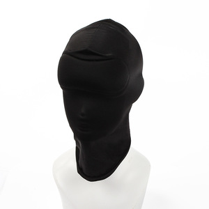 Masque en dentelle élastique pour adultes SM, couvre-tête intégral pour femme, masque pour les yeux noir/rouge, équipement de bondage - Product Image 1