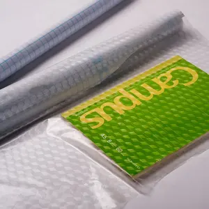 Kendinden yapışkanlı yapışkan kağıt şeffaf Film kabartmalı şeffaf kitap kapağı