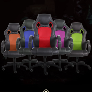 เก้าอี้เกมมิ่งหนังตามหลักสรีรศาสตร์ หมุนได้ 360 องศา ปรับเอนได้ ยกได้ เหมาะสำหรับใช้ในบ้านและสำนักงาน - Product Image 1