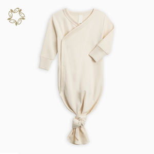 ชุดกิโมโนผ้าฝ้ายออร์แกนิกสำหรับทารกชุดกระโปรงแบบผูกสำหรับทารกแรกเกิดถุงนอนแบบปรับแต่งได้อย่างยั่งยืน - Product Image 2