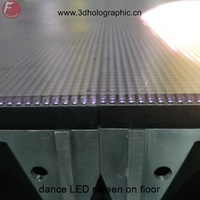 Pantalla LED de Piso con Gabinete de Aluminio Fundido a Presión, Panel Interactivo de Inducción para Escenarios de Bodas, Pasarelas de Moda