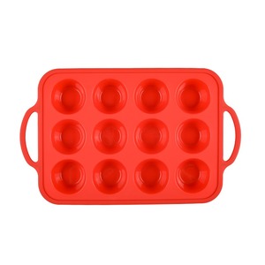 Molde para magdalenas <span class=keywords><strong>de</strong></span> silicona para hornear, 12 tazas, tamaño regular, <span class=keywords><strong>bandeja</strong></span> para magdalenas, <span class=keywords><strong>bandeja</strong></span> para magdalenas <span class=keywords><strong>de</strong></span> silicona, moldes para hornear magdalenas para horno - Product Image 5