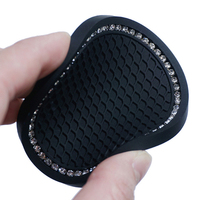 Neue Universal Fahrzeug Bling Cup Holder Insert Untersetzer Auto Interieur Silikon Anti-Rutsch-Kristall Strass Auto Untersetzer