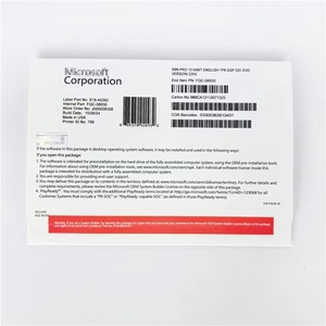 Clave OEM para <span class=keywords><strong>10</strong></span> <span class=keywords><strong>Pro</strong></span> Enterprise DVD, Versión en Inglés, Activación Global en Línea 100%, Personalización Disponible, 6 Meses de Garantía - Product Image 1