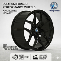 Rines de Aleación de Aluminio Forjado Personalizados de 18 19 20 21 22 Pulgadas 5x112 5x120 para BMW X3 X3M G01 F97 X5 X5M G05, Diseño Cóncavo Profundo