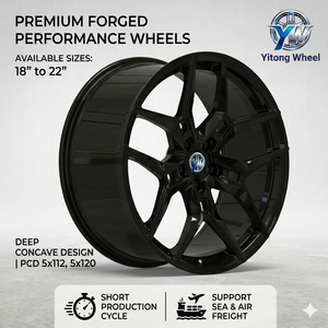 Rines de Aleación de Aluminio Forjado Personalizados de 18 19 20 21 22 Pulgadas 5x112 5x120 para <span class=keywords><strong>BMW</strong></span> X3 X3M G01 F97 <span class=keywords><strong>X5</strong></span> X5M G05, Diseño Cóncavo Profundo - Product Image 1