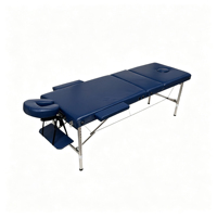 Table de massage pliante pour salon de beauté et extension de cils, marque Jiacheng, lit de massage en acier inoxydable à trois sections