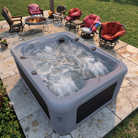 3-Personen-Whirlpool mit Smart-Massage-Funktion für Hotel, Zuhause und Außenbereich, Whirlpool-Spa mit Balboa-System