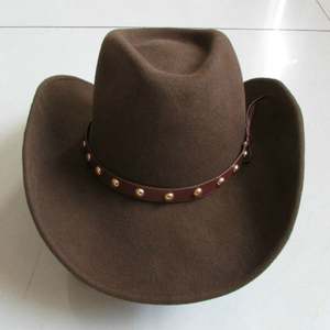 Sombreros casuales para hombre y mujer, para fiestas al aire libre, iglesia, equitación, estilo caballero, de ala ancha, gorra de lana, sombrero de vaquero, fedora para hombre - Product Image 2