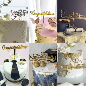 ท็อปเปอร์เค้กอะคริลิคประดับตกแต่งรูปน้ำผึ้งและความหวานสำหรับงานฉลองรับปริญญา - Product Image 6