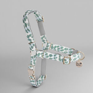 Arnés de perro personalizado con parada de tracción impresa de lujo, características personalizadas, estilo de moda sólido para caminar perros, venta al por mayor - Product Image 1