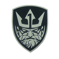 Patchs d'aviation étanches personnalisés Patch de rang de logo de sécurité en caoutchouc PVC souple pour chapeau